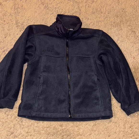 Columbia Midnight Black Fleece Jacket - Picture 1 of 2